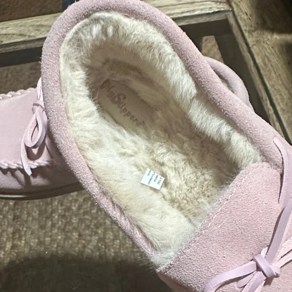 My Slippers Suede Moccasin Slippers - Picture 4 of 7